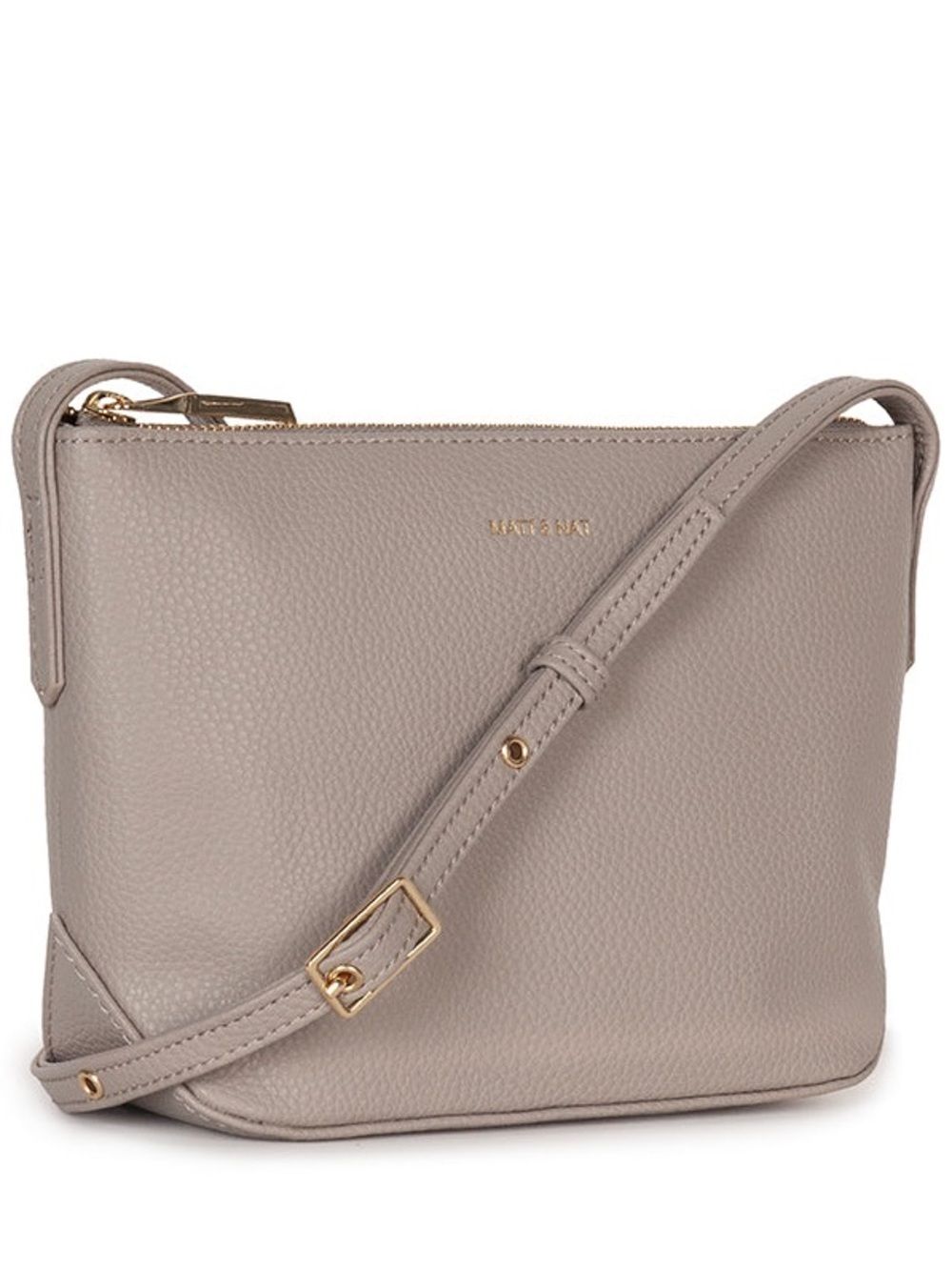 Matt & Nat NEW Sam Vegan Grain Leather Crossbody Bag Purse in Plateau